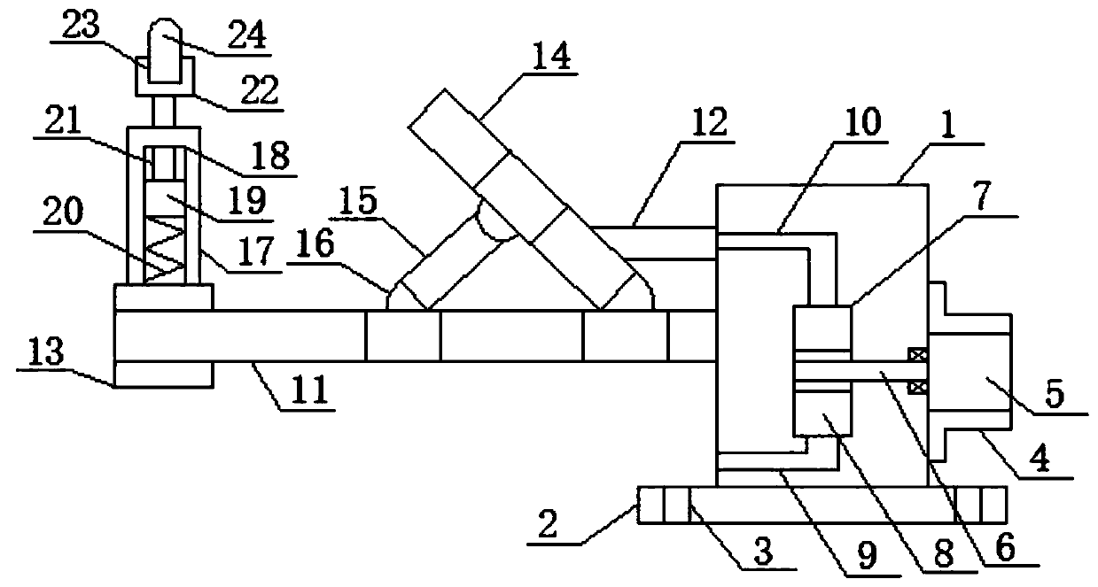 Attached matter clearing device for cleaning interior of drum-shaped object