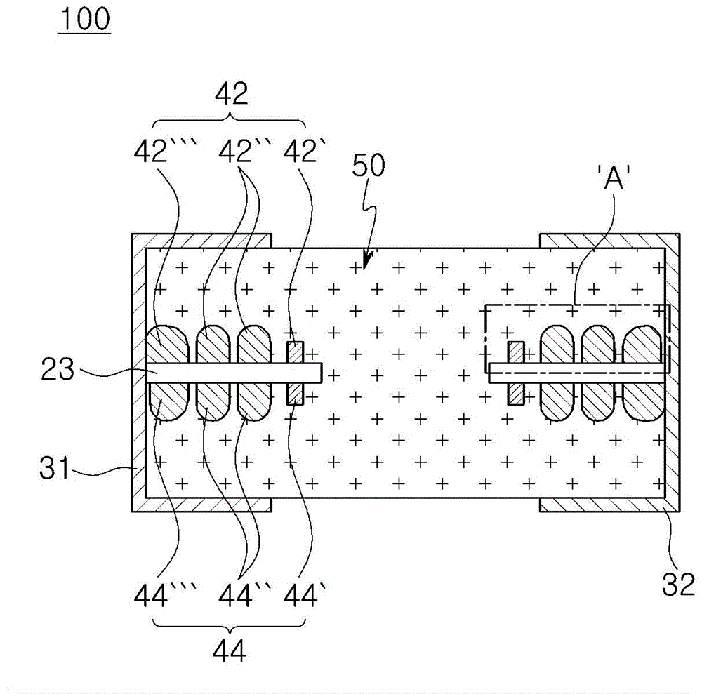 Chip electronic component and board for mounting thereof