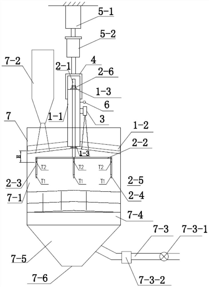 Biomass gasification fixed bed with anti-burn-through function