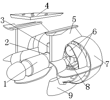 Propeller especially used for electric hydrofoil surfboard