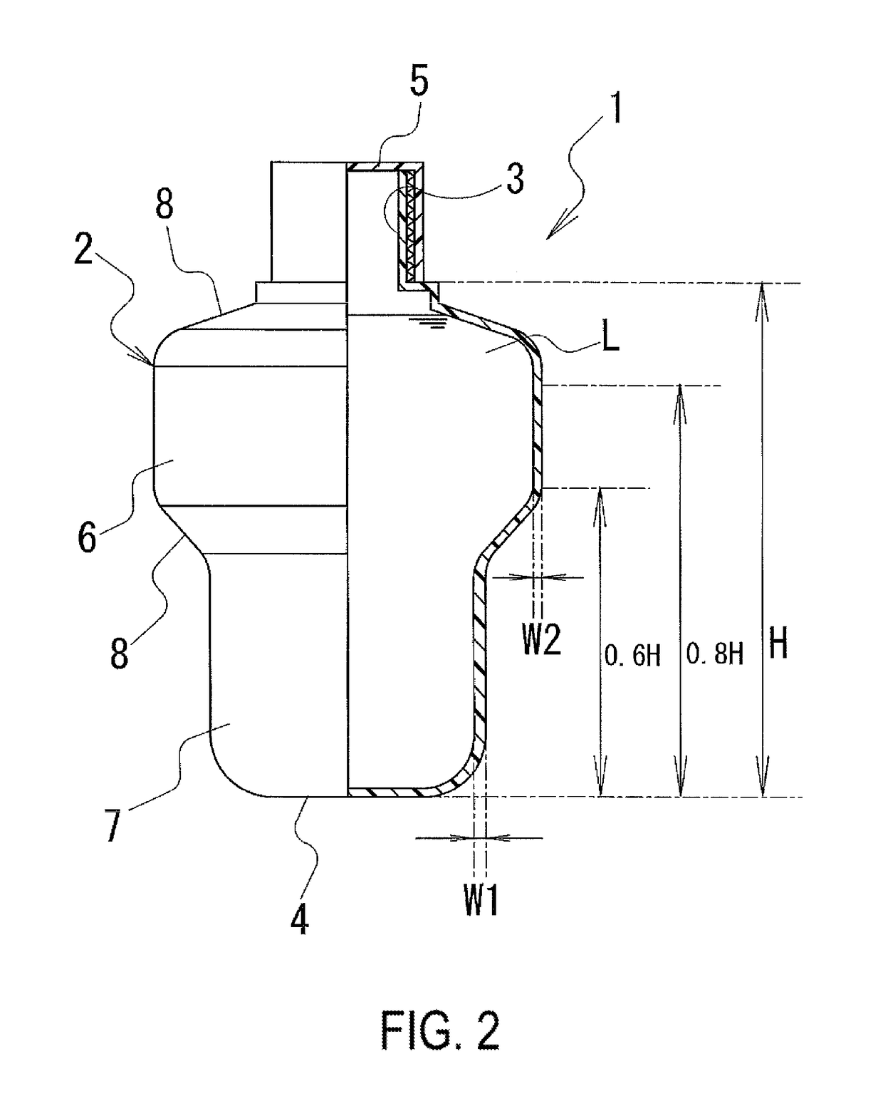 Puncture repair liquid-holding container