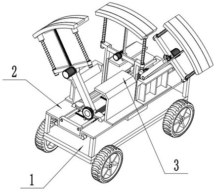 Movable tunnel section deformation rapid detection system