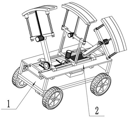 Movable tunnel section deformation rapid detection system