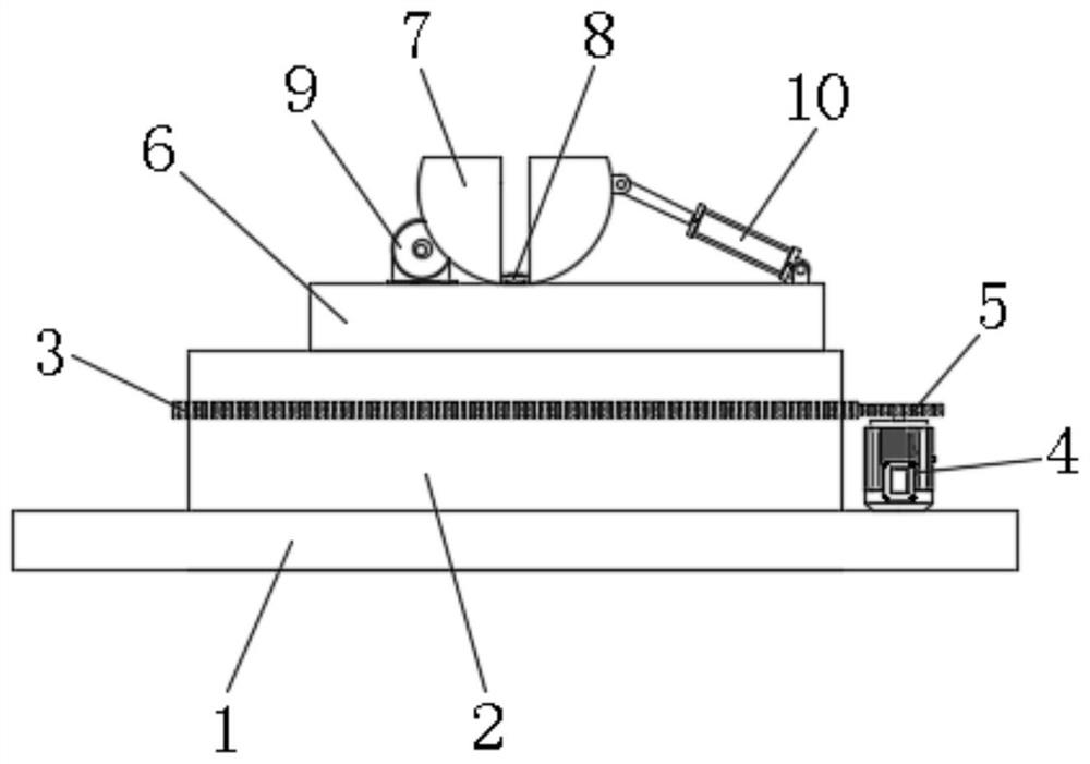 Positioning device for ball rotating in forged ball production