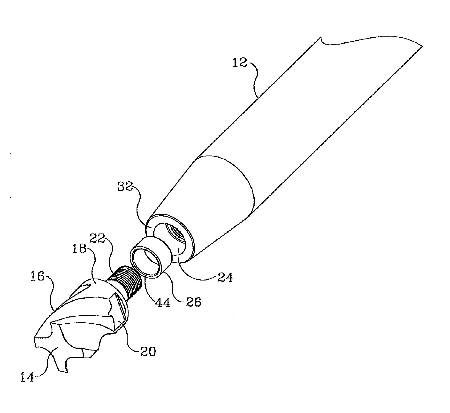 Milling Tool Assembly Having a Replaceable Cutter