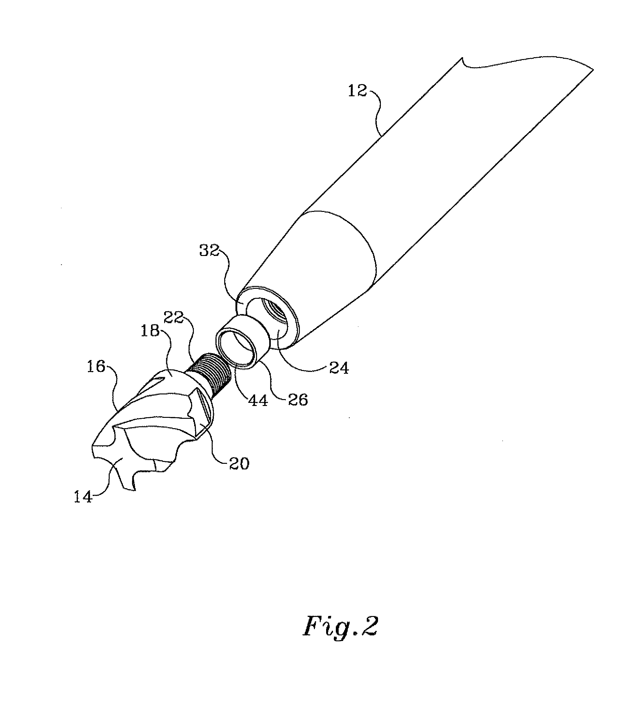 Milling Tool Assembly Having a Replaceable Cutter