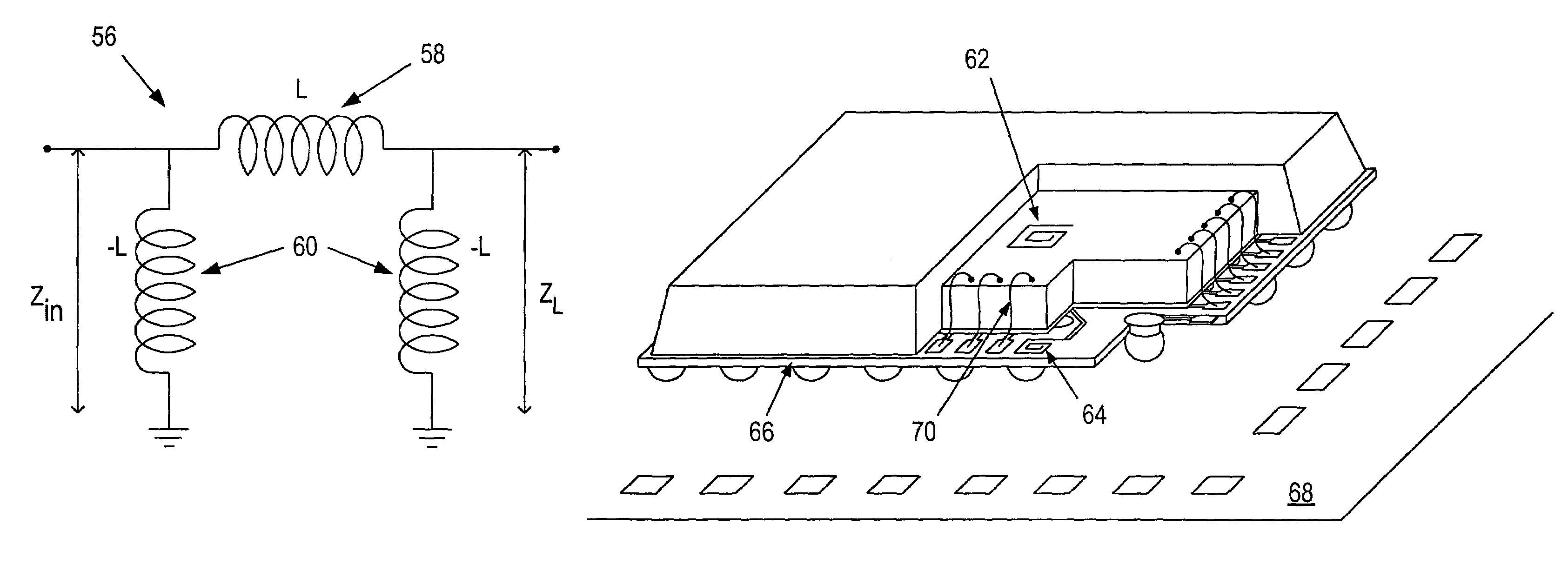 Integrated circuit incorporating wire bond inductance