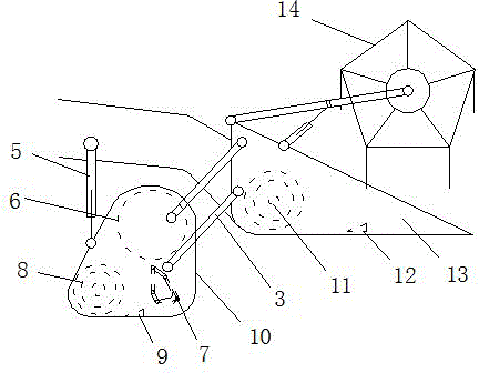 Double-tier cutter of combine harvester