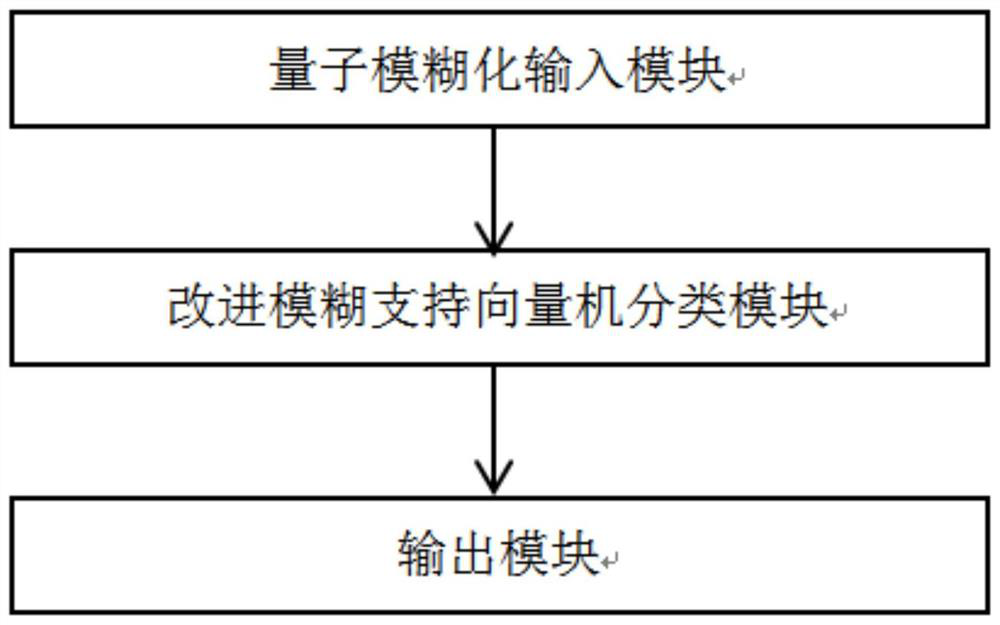 Data classification system and method based on quantum fuzzy information