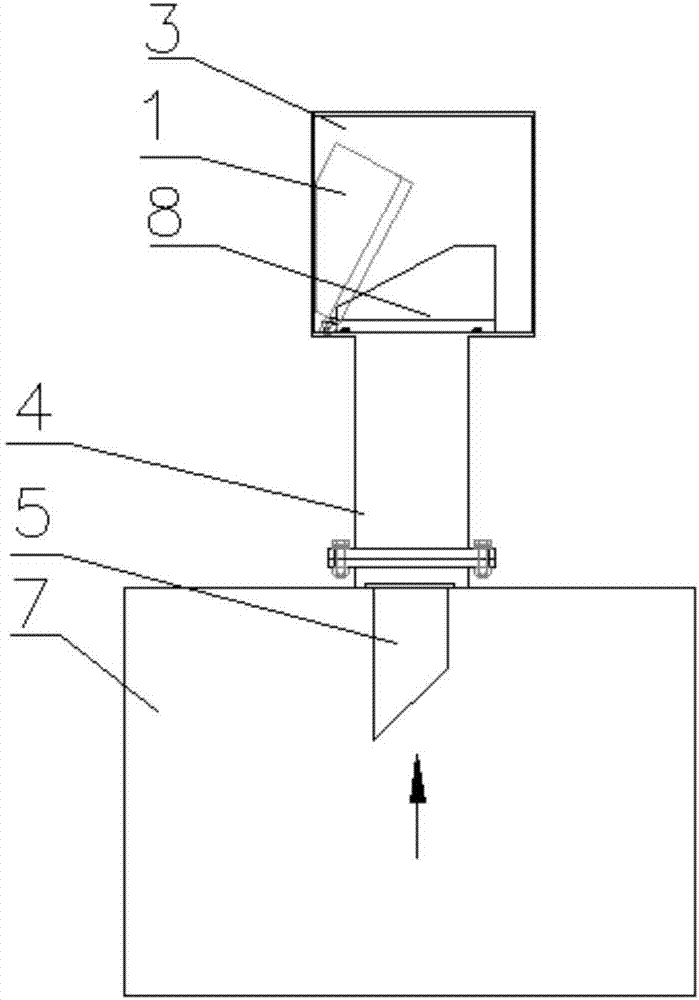 Safe explosion venting device