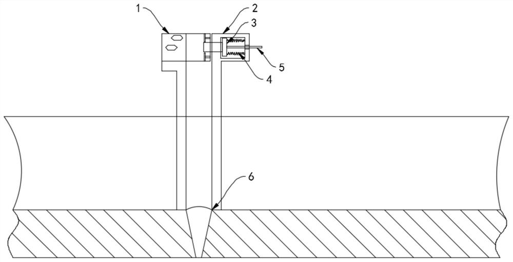 Ultra-supercritical coal-fired power generator pipeline weld joint online creep monitoring method