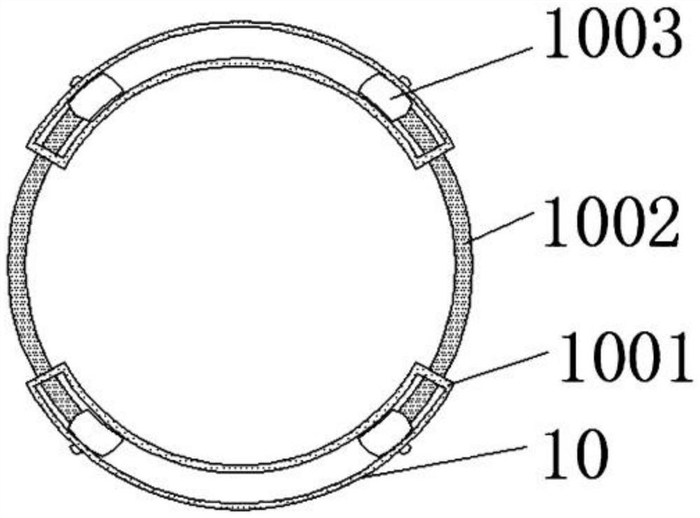 Closed dust collection headphone cleaning device and application method