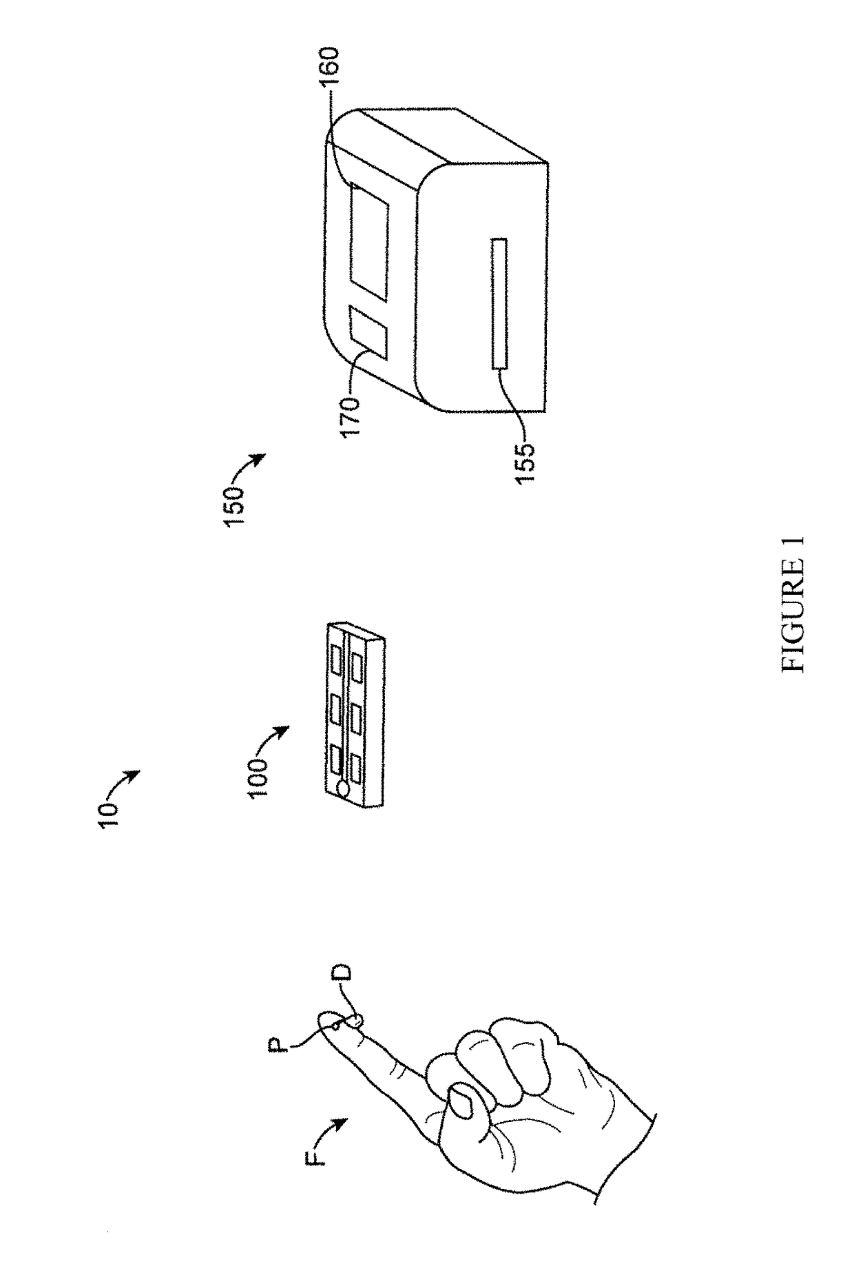 Portable blood count monitor