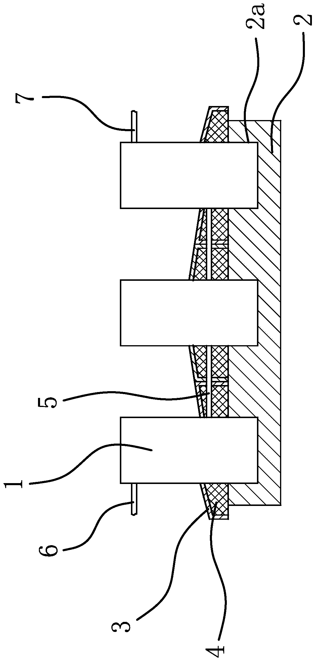 Base assembly of dye vat system