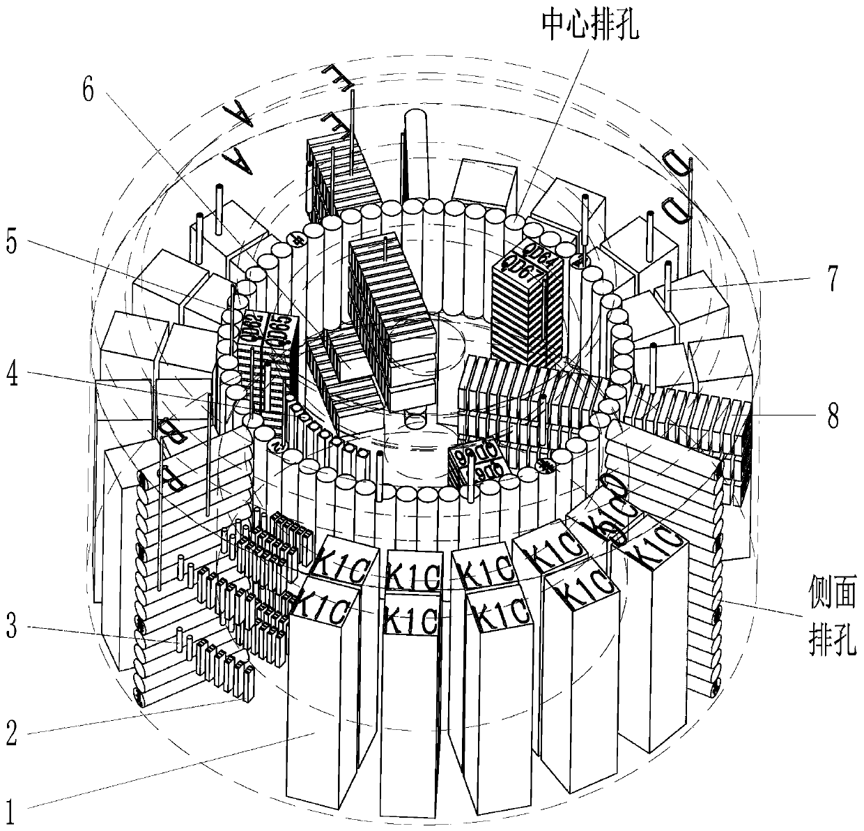 Process for preparing large super-thick nodular cast iron container sample