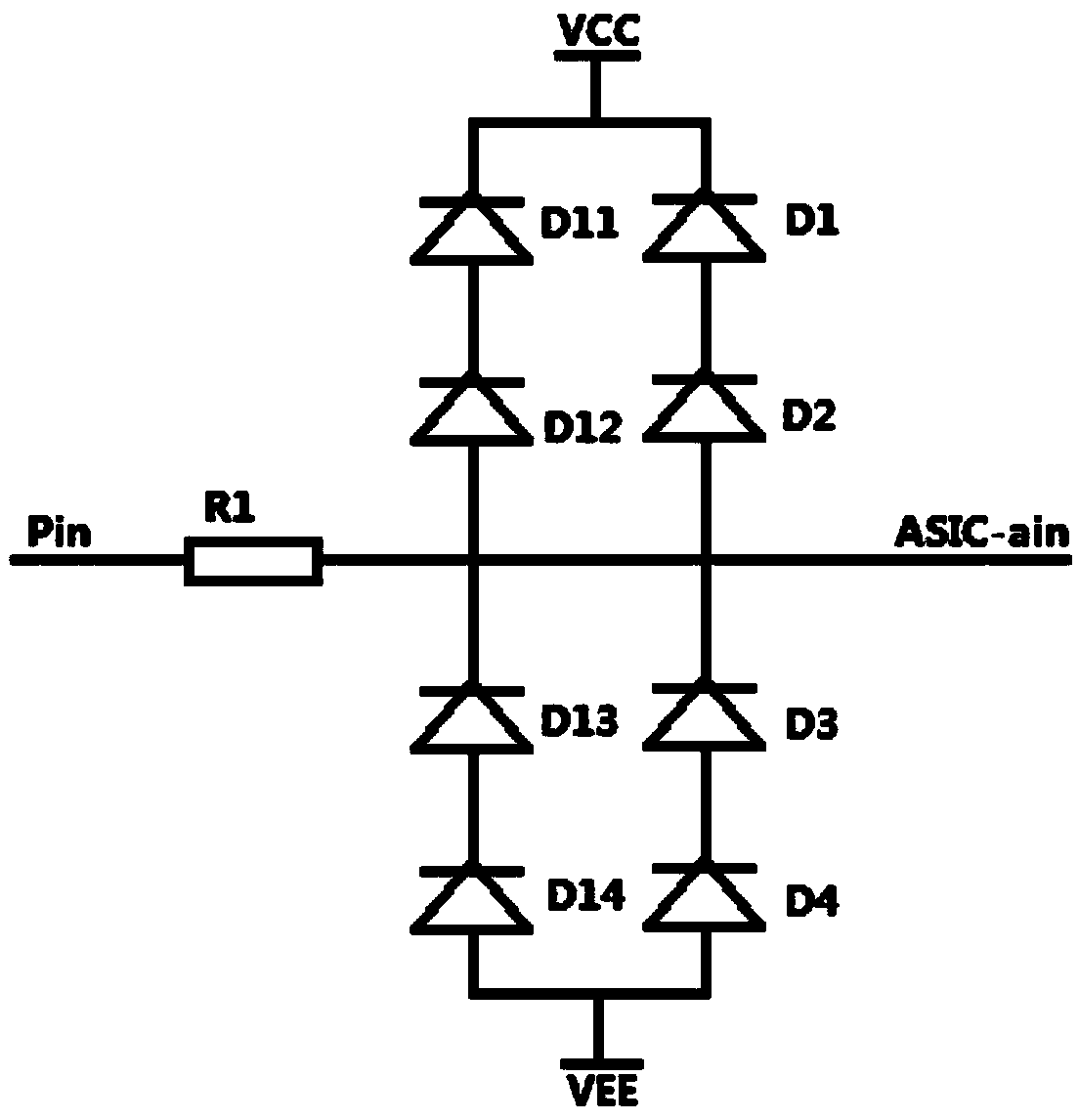 Electrostatic protection circuit, electrostatic protection device and chip screening method