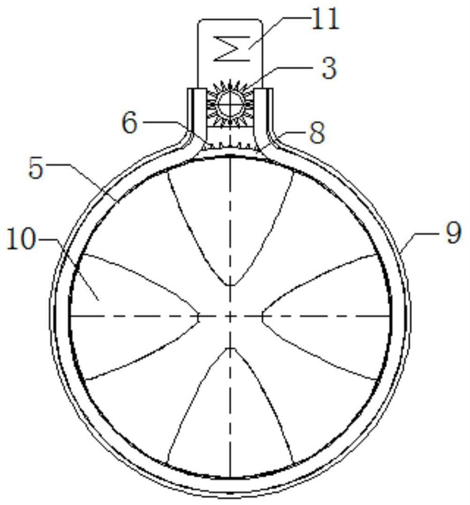 An externally driven marine propulsion system