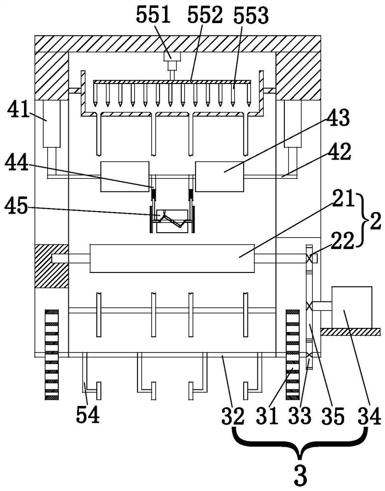 A modern greenhouse nursery stock seedling planting base processing machine and processing technology