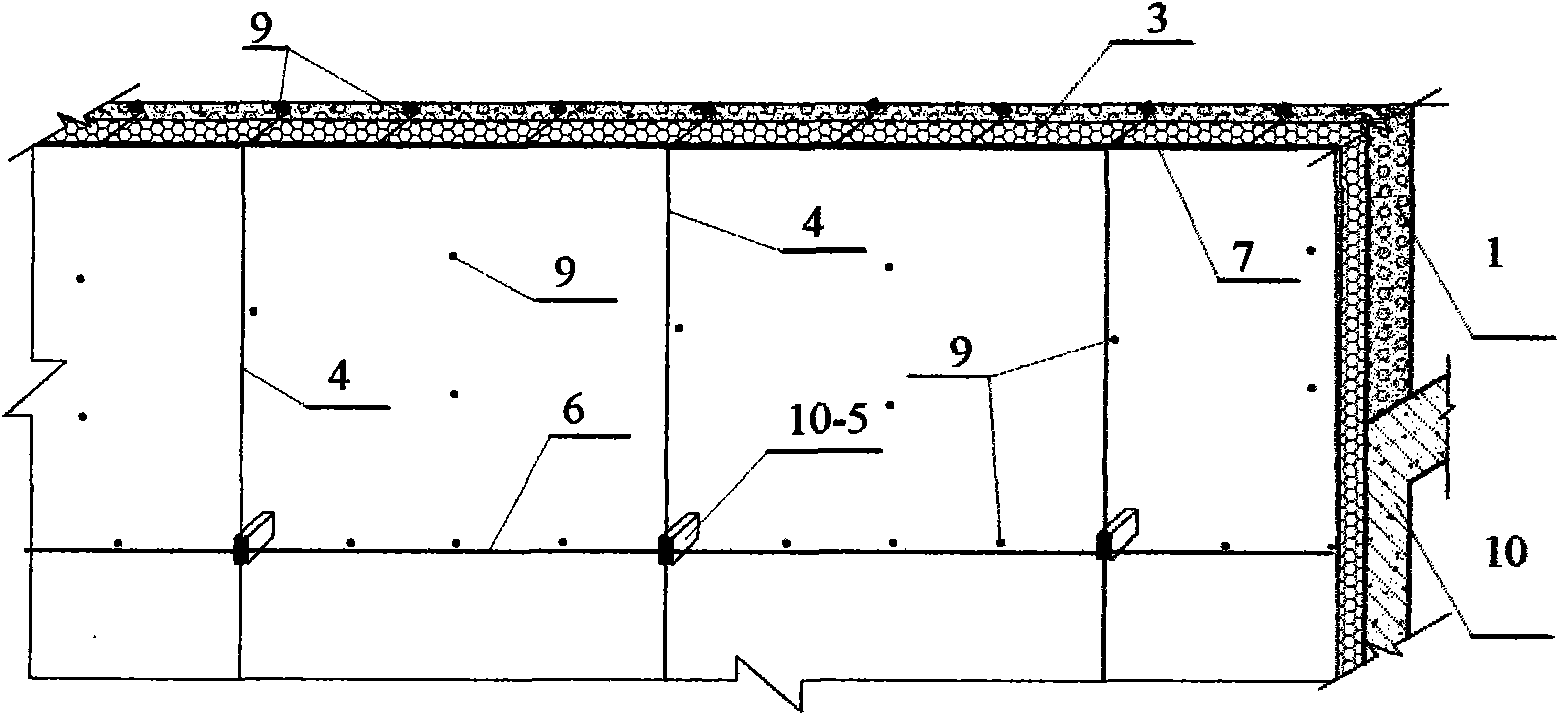 Exterior wall external insulation composite wall body with support