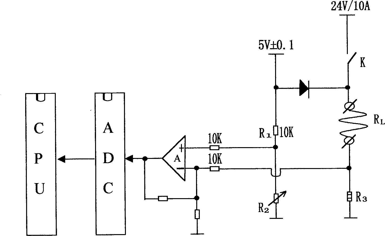 Method for measuring and controlling temp of electrothermal body