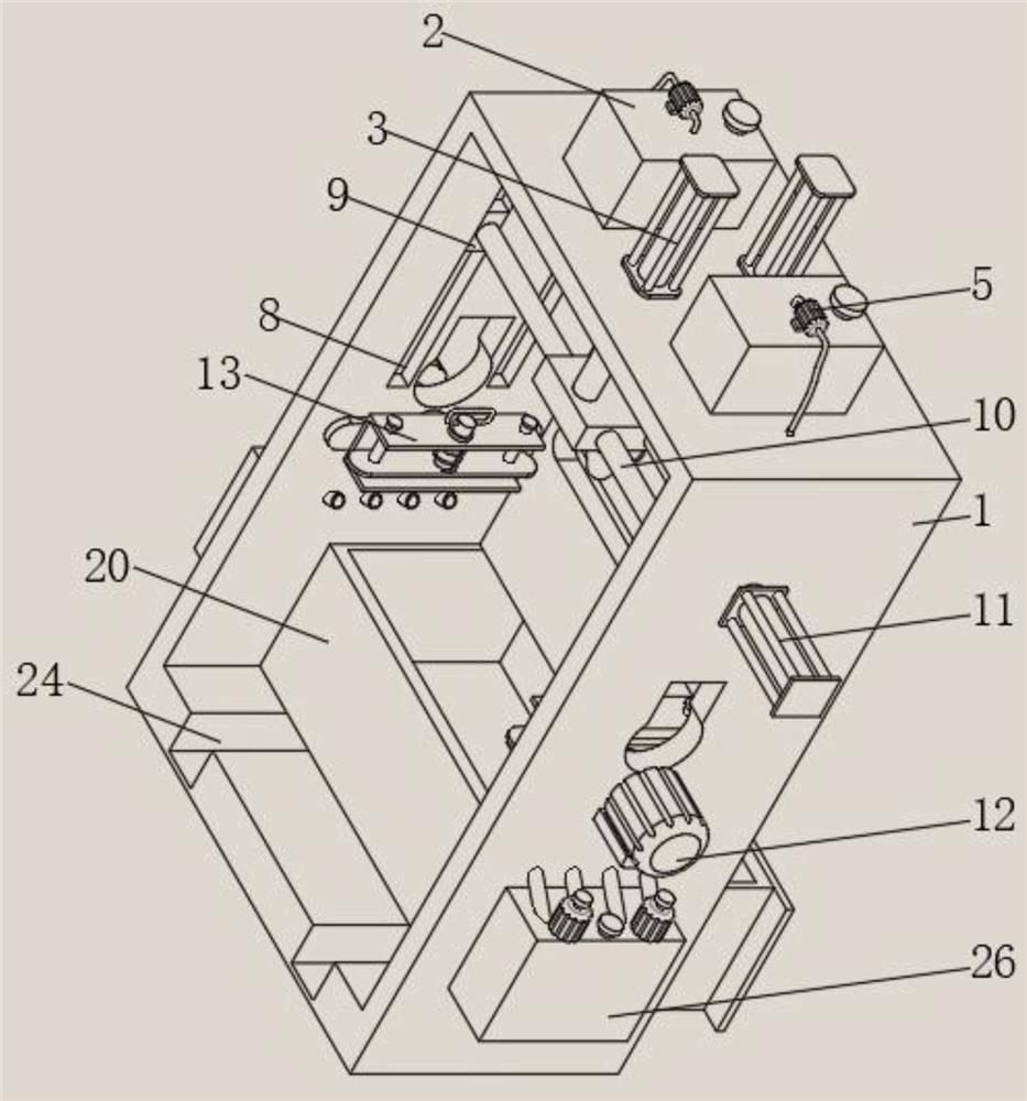 Aluminum profile surface etching device and method