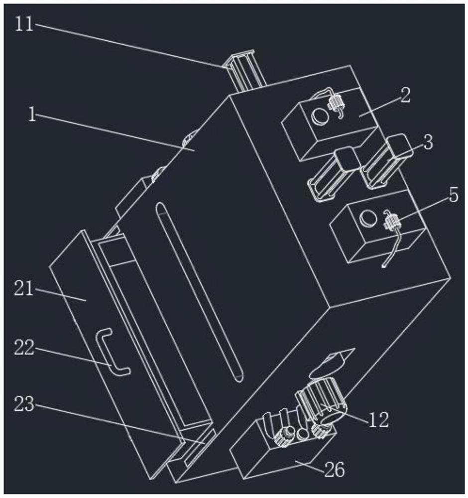 Aluminum profile surface etching device and method