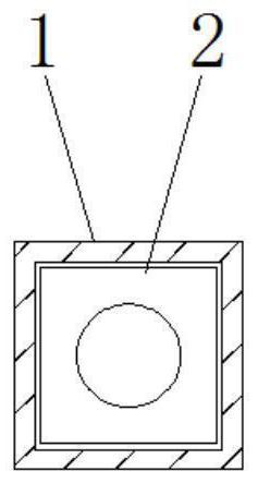 Pen type auxiliary tool in resistance strain gauge pasting process