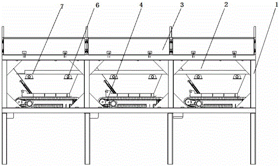 Asphalt milling and planing material distributing machine for asphalt plant mix hot recycling