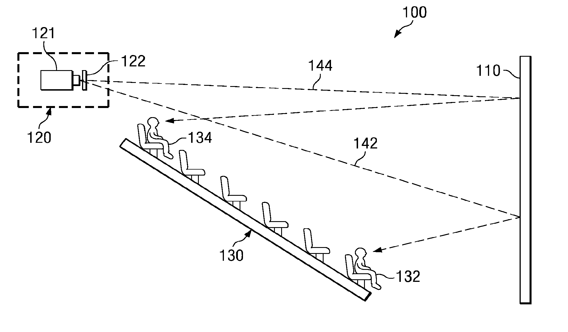 Polarization preserving front projection screen material