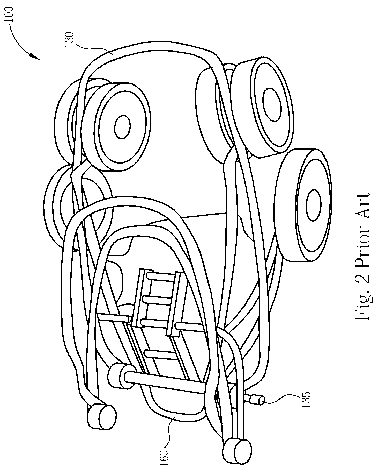 Stroller having a single folding shaft