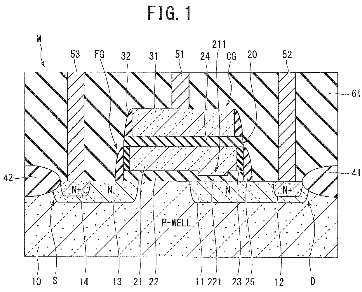 Nonvolatile storage element and analog circuit provided with same