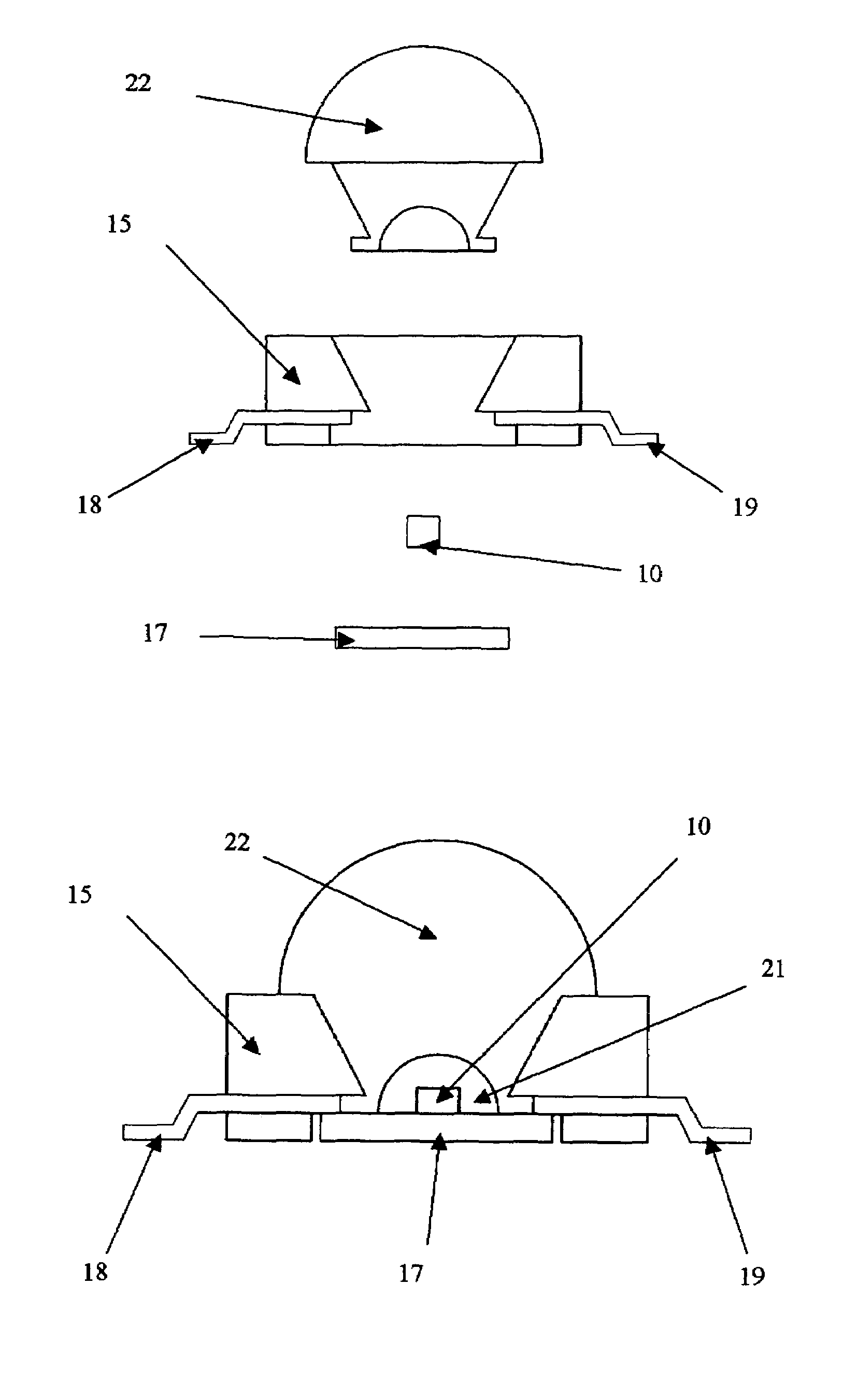 Low thermal resistance light emitting diode