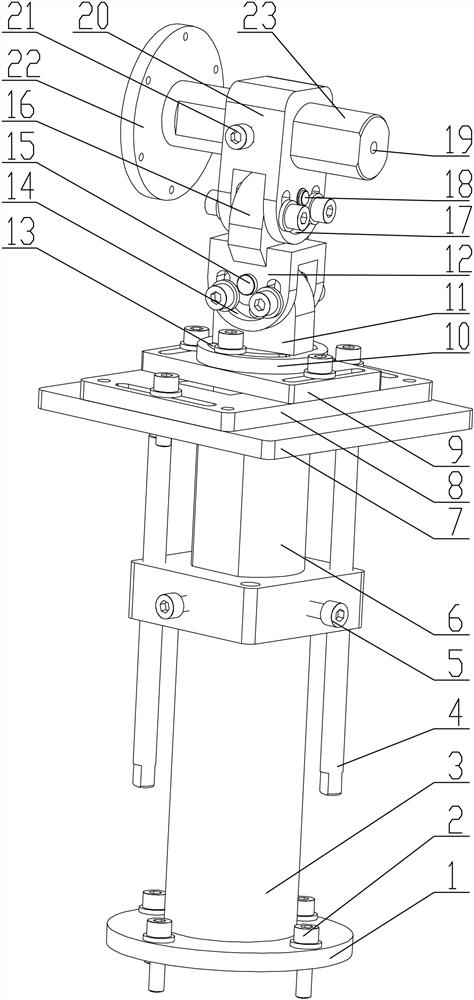 Flexible adjusting and positioning device for aviation high-temperature guide pipe and new manufacturing process