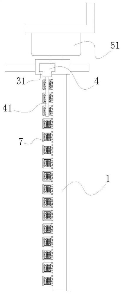 Automatic overturning type frame alkali washing jig