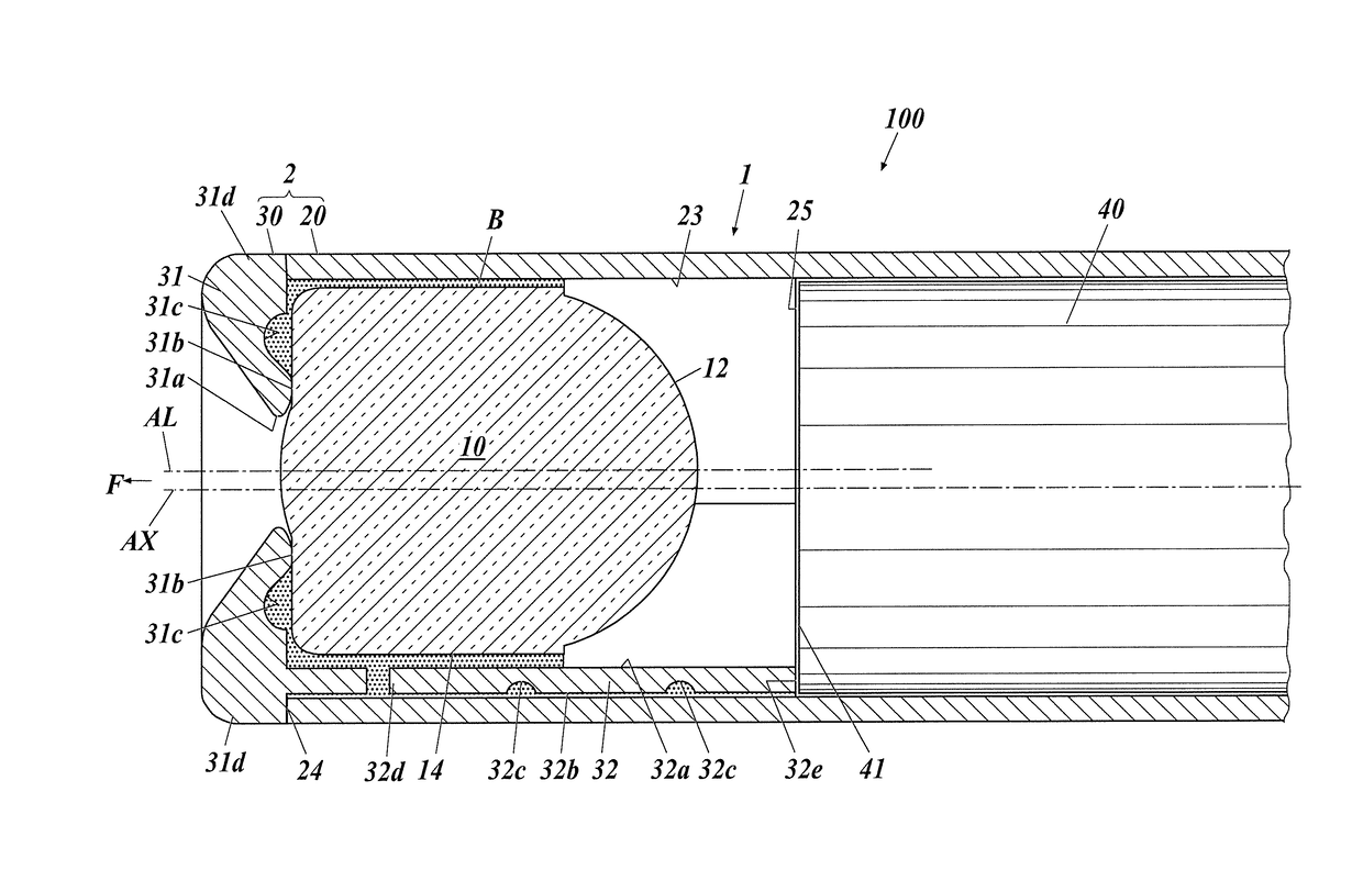 Lens barrel, image obtaining unit, and method for assembling same