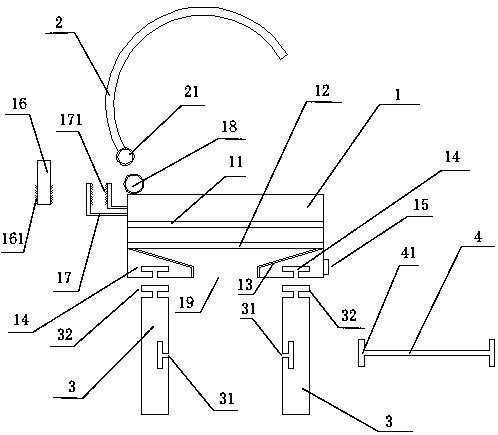 A kind of movable installation type oven