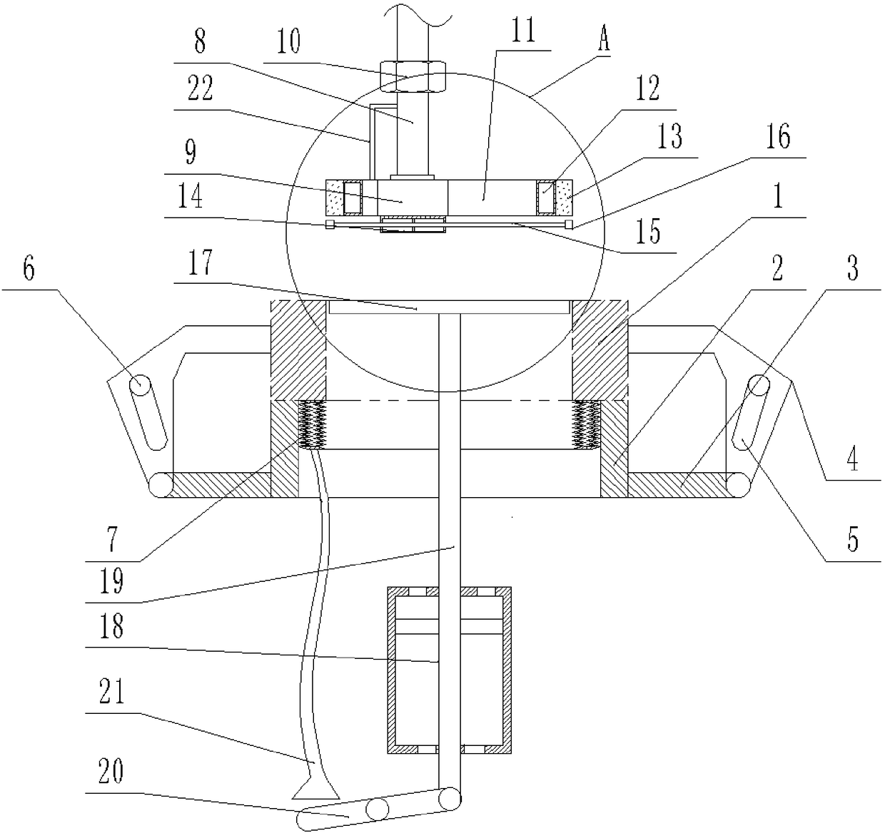 Automobile casting grinding and polishing device