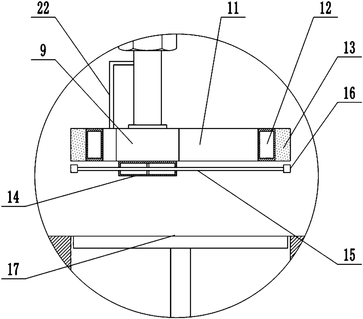 Automobile casting grinding and polishing device