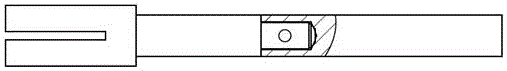 Two-body-type welding structure of inner conductors of radio-frequency coaxial connector