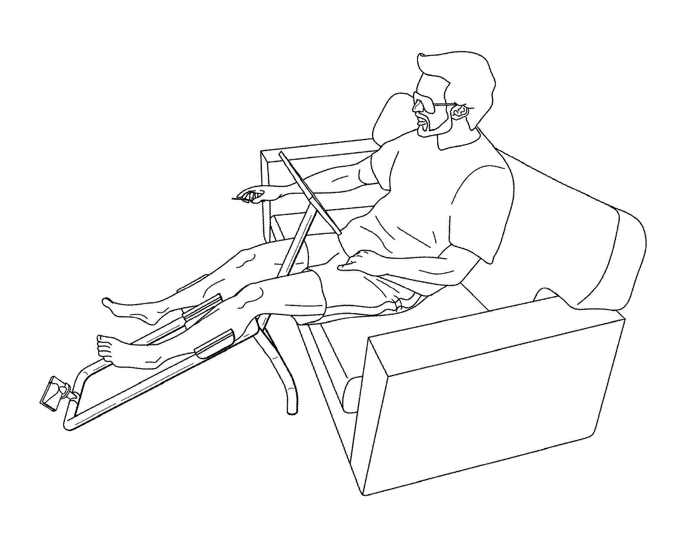 System for screening the skin condition of the plantar surface of the feet