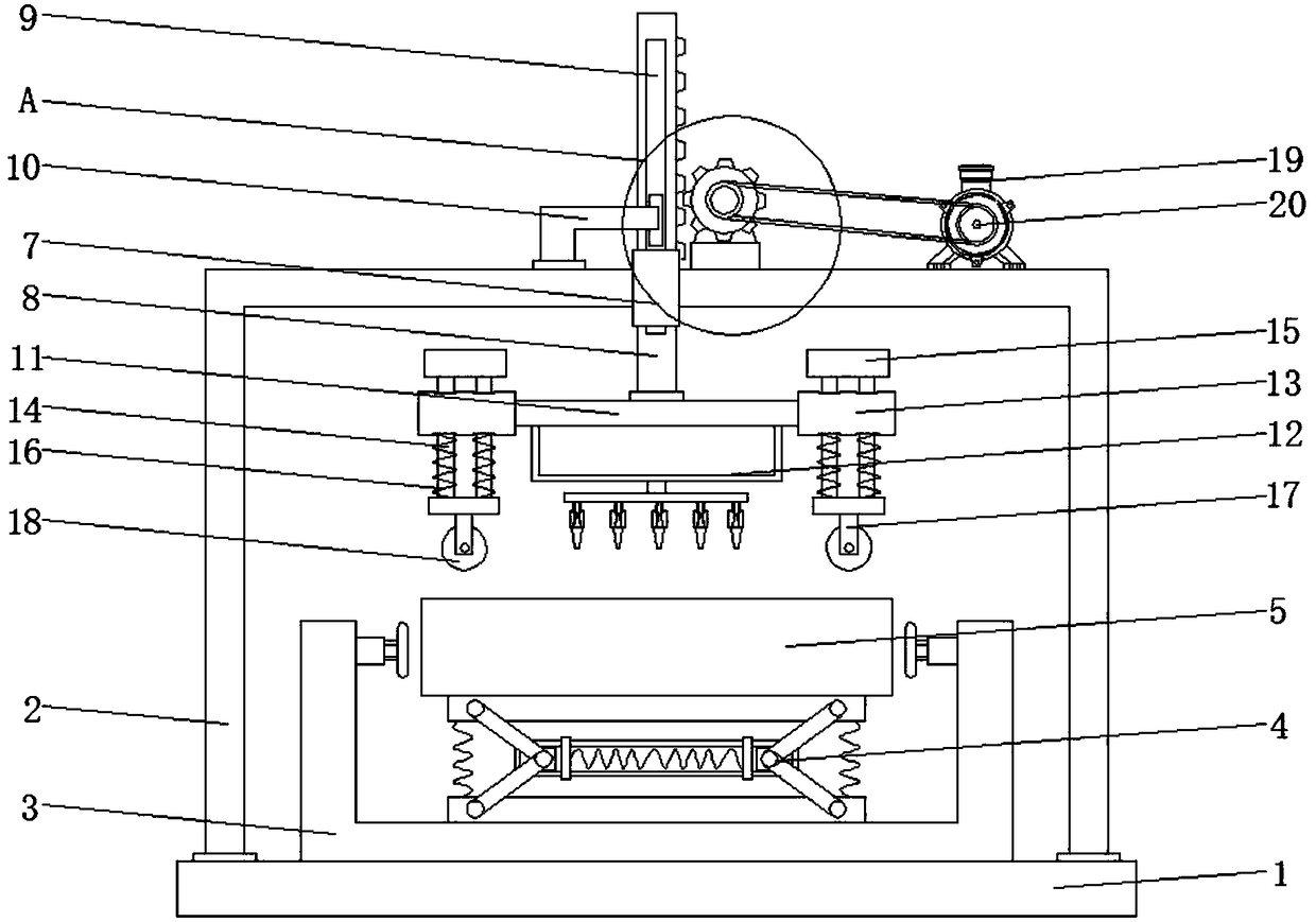 Sensitive electronic element fixing and conveying device