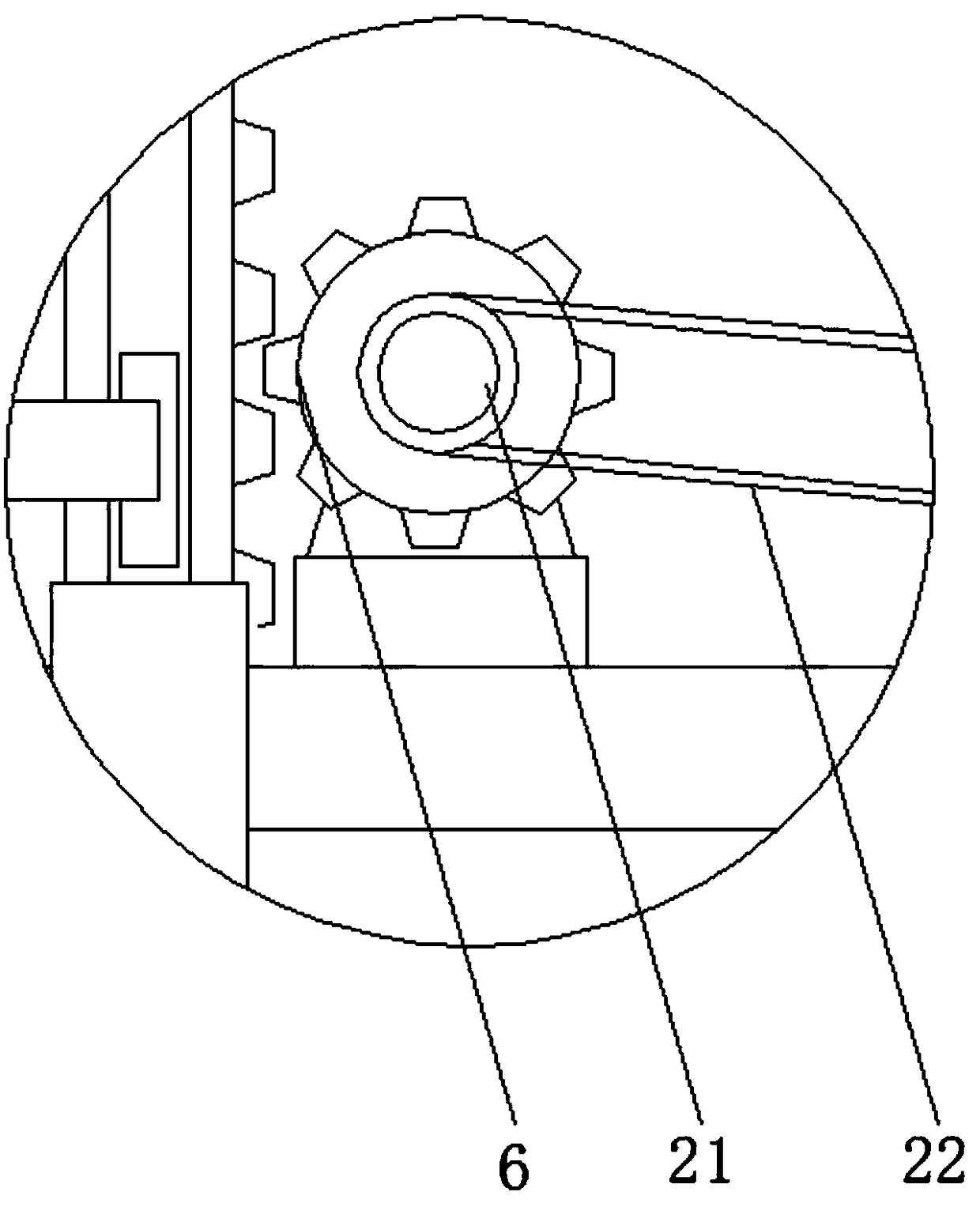 Sensitive electronic element fixing and conveying device