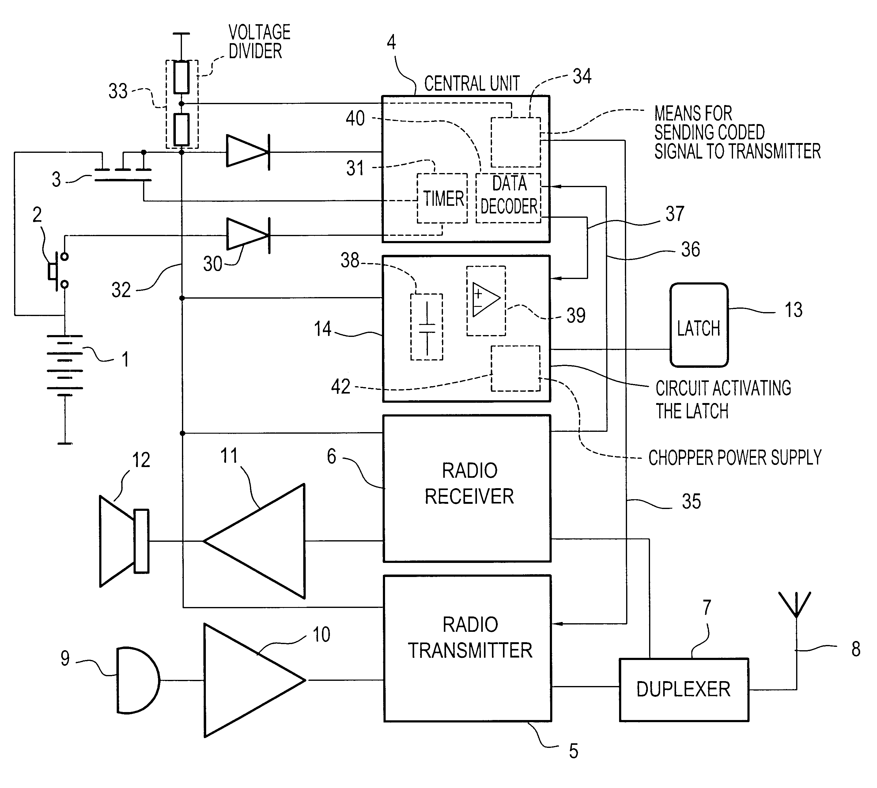 Wireless door intercom