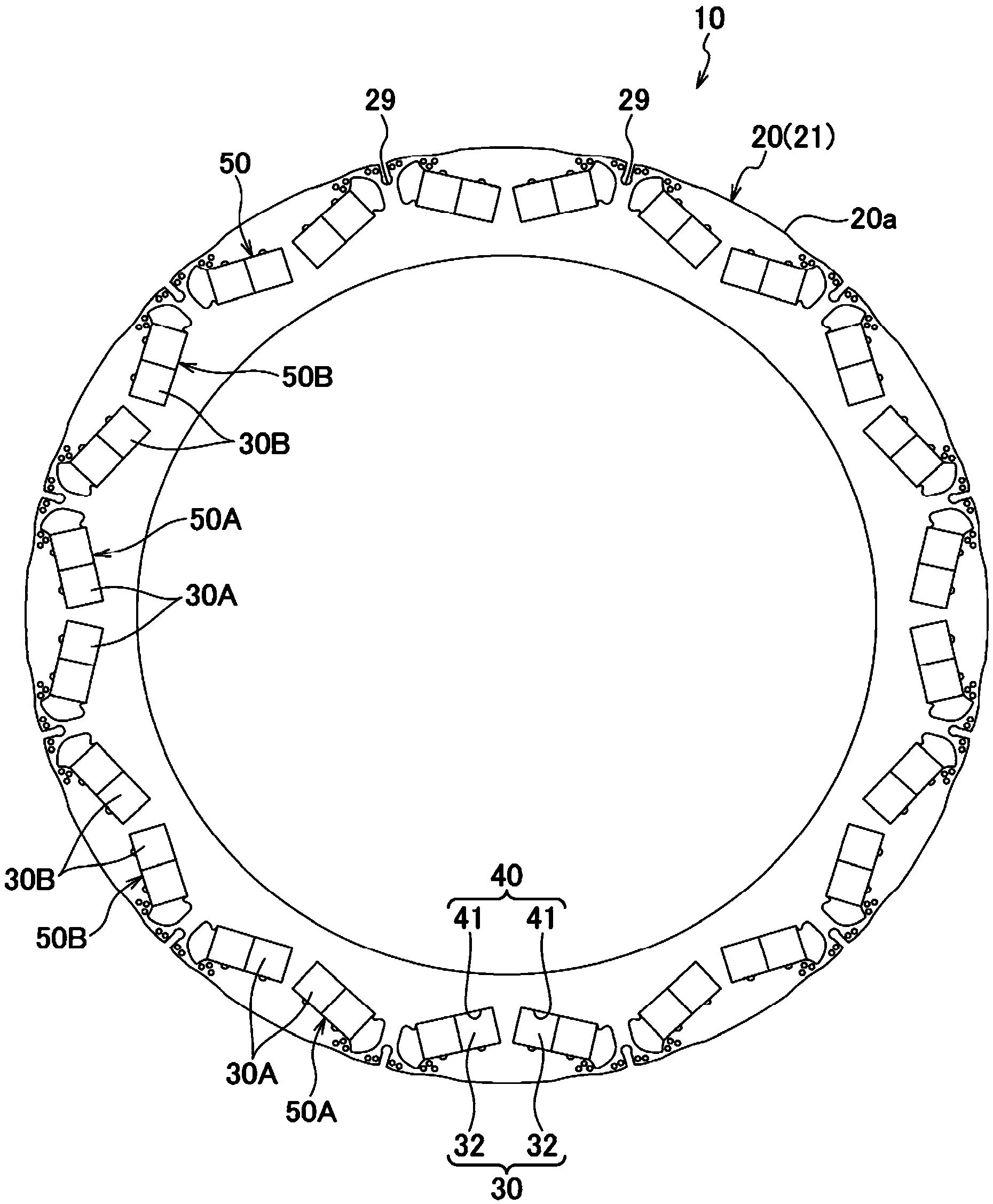 Rotor for rotary electric machine