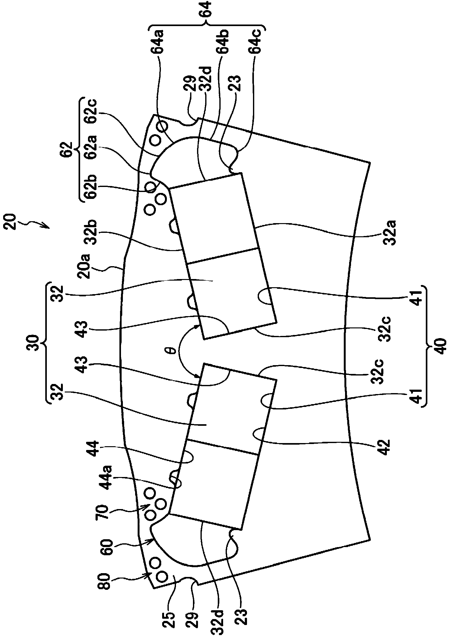 Rotor for rotary electric machine