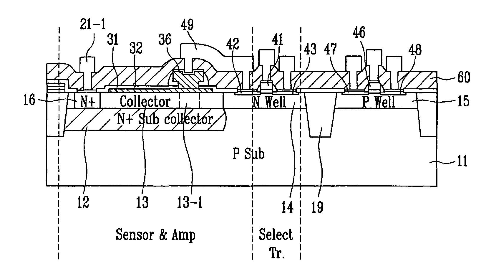 Image sensor having heterojunction bipolar transistor and method of fabricating the same