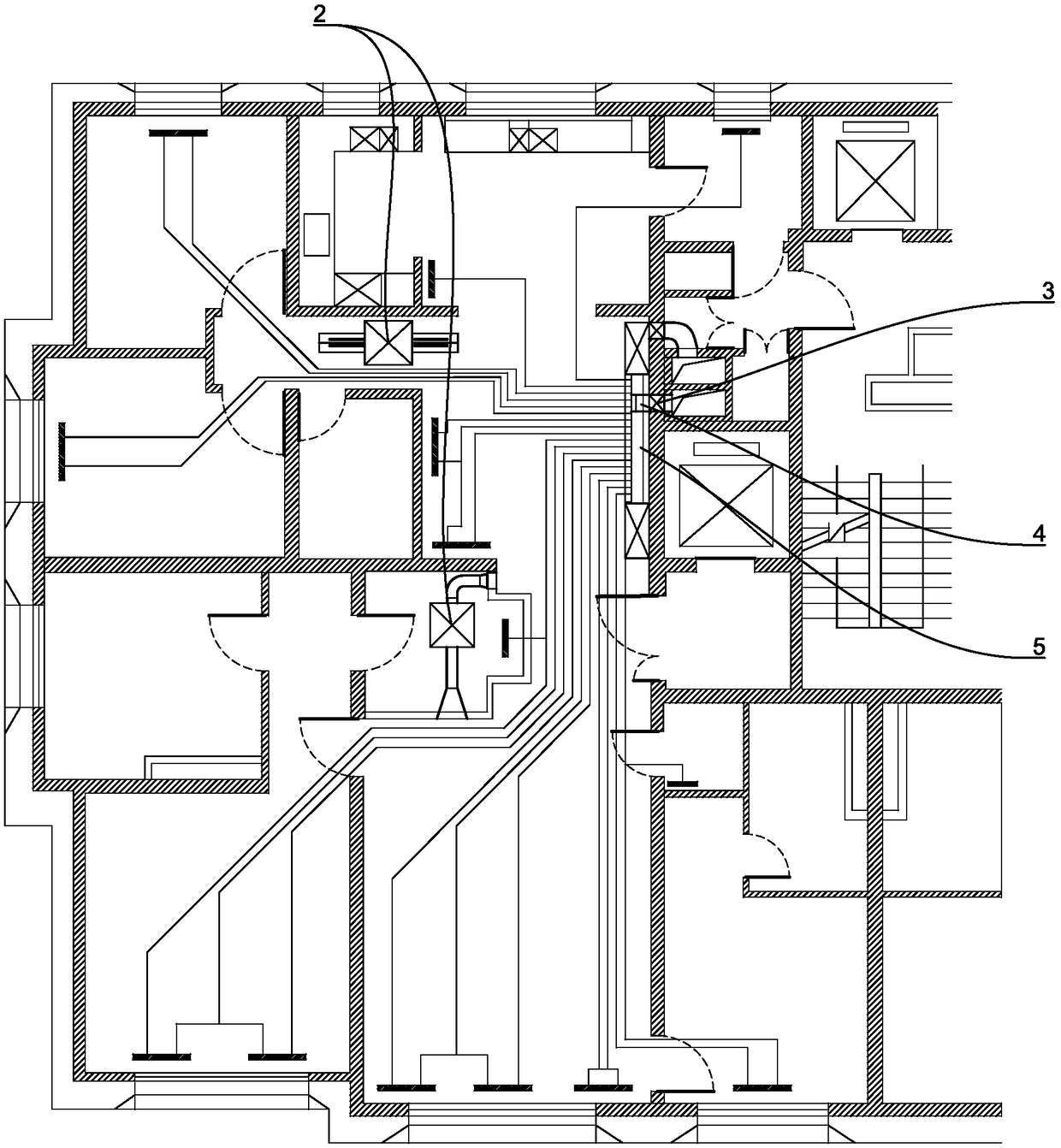 A cascade composite dehumidification system