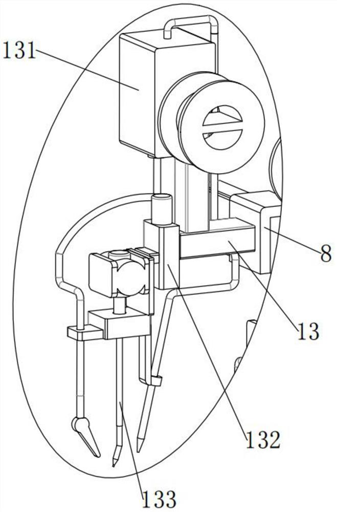 Spherical all-welded ball valve middle channel double-gun submerged arc welding device and welding process