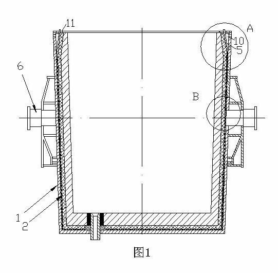 Metallurgical liquid tank