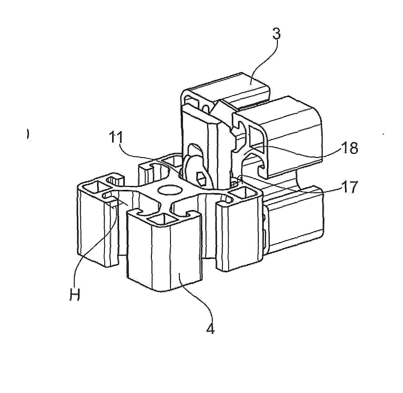 Profile connector and profile assembly